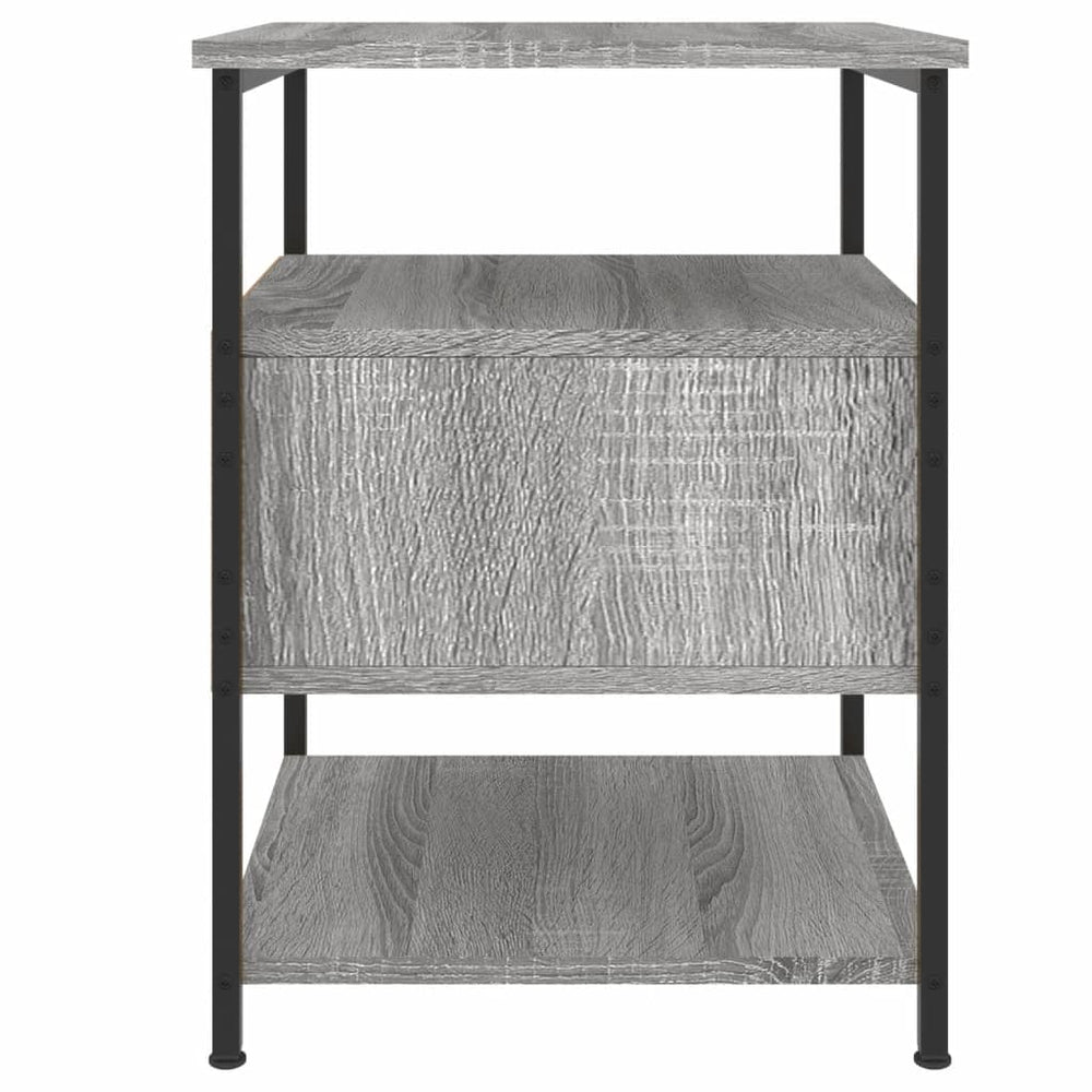 Nachtkastjes 2 st 40x42x56 cm bewerkt hout grijs sonoma eiken MeubelReus