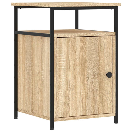 Nachtkastjes 2 st 40x42x60 cm bewerkt hout sonoma eikenkleurig MeubelReus
