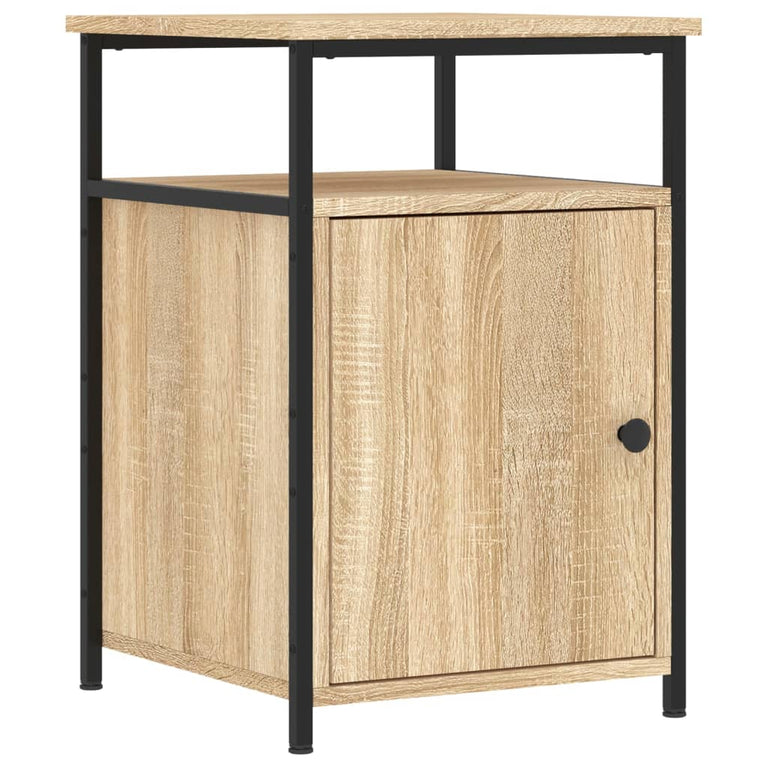 Nachtkastjes 2 st 40x42x60 cm bewerkt hout sonoma eikenkleurig MeubelReus