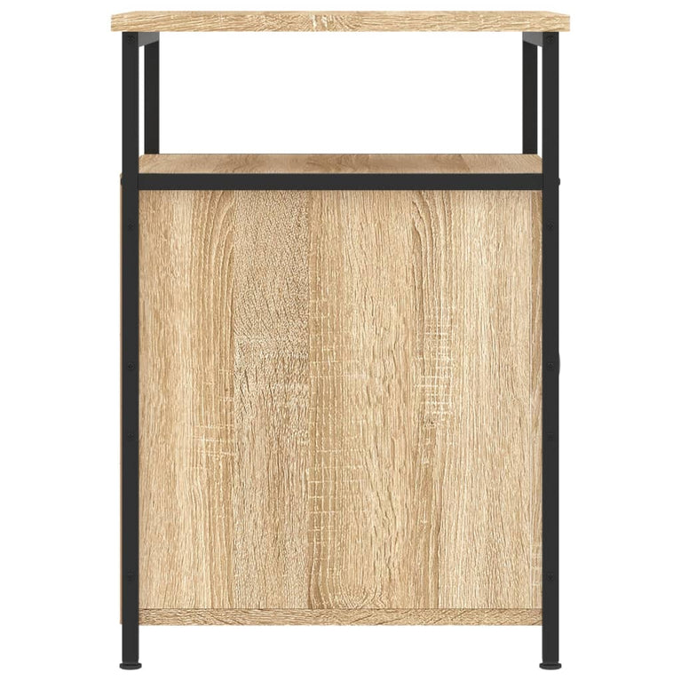Nachtkastjes 2 st 40x42x60 cm bewerkt hout sonoma eikenkleurig MeubelReus