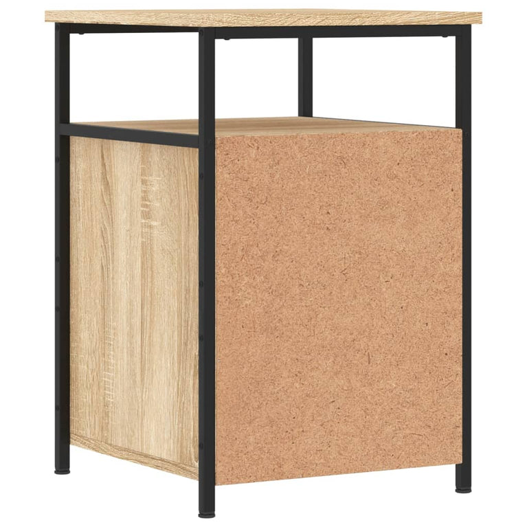 Nachtkastjes 2 st 40x42x60 cm bewerkt hout sonoma eikenkleurig MeubelReus