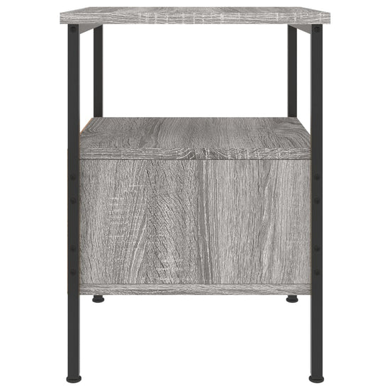 Nachtkastjes 2 st 34x36x50 cm bewerkt hout grijs sonoma eiken MeubelReus