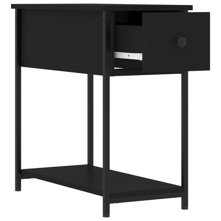 Nachtkastjes 2 st 30x60x60 cm bewerkt hout zwart MeubelReus
