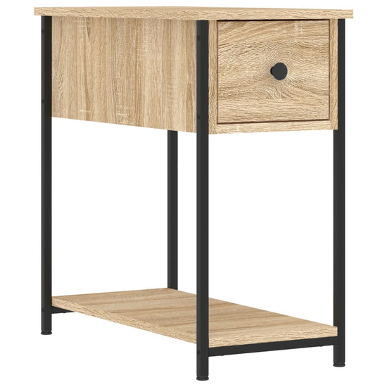 Nachtkastjes 2 st 30x60x60 cm bewerkt hout sonoma eikenkleurig MeubelReus