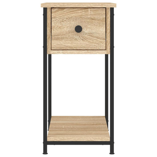 Nachtkastjes 2 st 30x60x60 cm bewerkt hout sonoma eikenkleurig MeubelReus