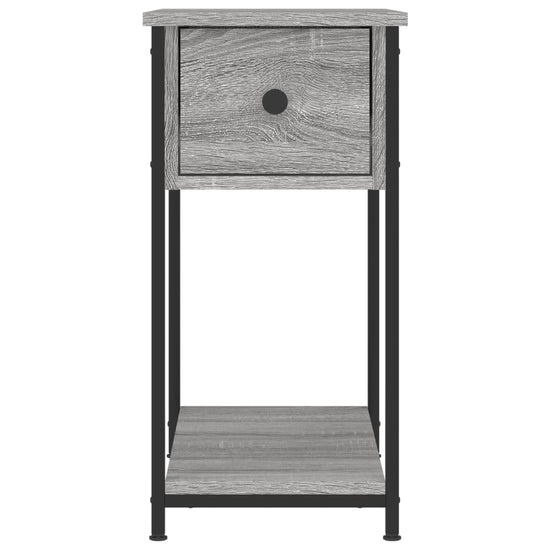 Nachtkastjes 2 st 30x60x60 cm bewerkt hout grijs sonoma eiken MeubelReus