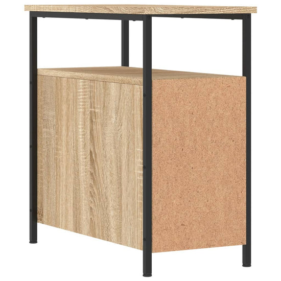 Nachtkastjes 2 st 30x60x60 cm bewerkt hout sonoma eikenkleurig MeubelReus