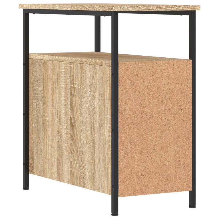 Nachtkastjes 2 st 30x60x60 cm bewerkt hout sonoma eikenkleurig MeubelReus