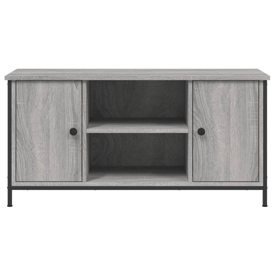 Tv-meubel 100x40x50 cm bewerkt hout grijs sonoma eikenkleurig MeubelReus