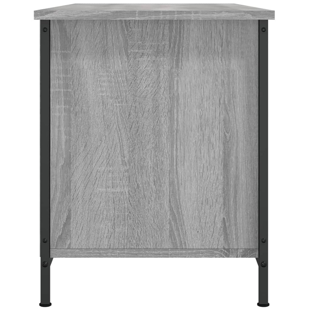 Tv-meubel 100x40x50 cm bewerkt hout grijs sonoma eikenkleurig MeubelReus