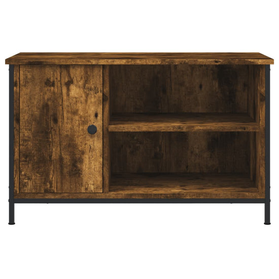 Tv-meubel 80x40x50 cm bewerkt hout gerookt eikenkleurig MeubelReus