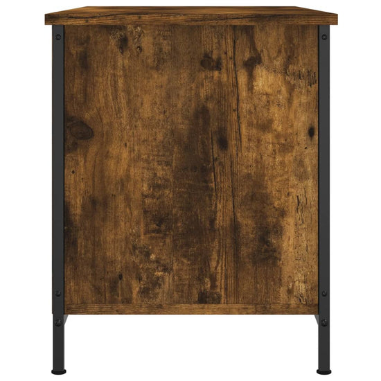 Tv-meubel 80x40x50 cm bewerkt hout gerookt eikenkleurig MeubelReus