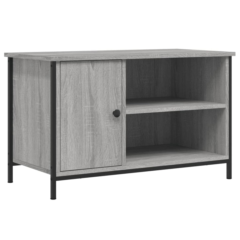 Tv-meubel 80x40x50 cm bewerkt hout grijs sonoma eikenkleurig MeubelReus