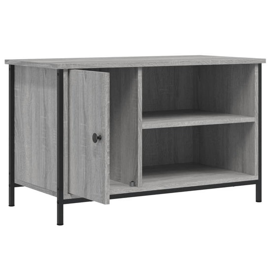 Tv-meubel 80x40x50 cm bewerkt hout grijs sonoma eikenkleurig MeubelReus