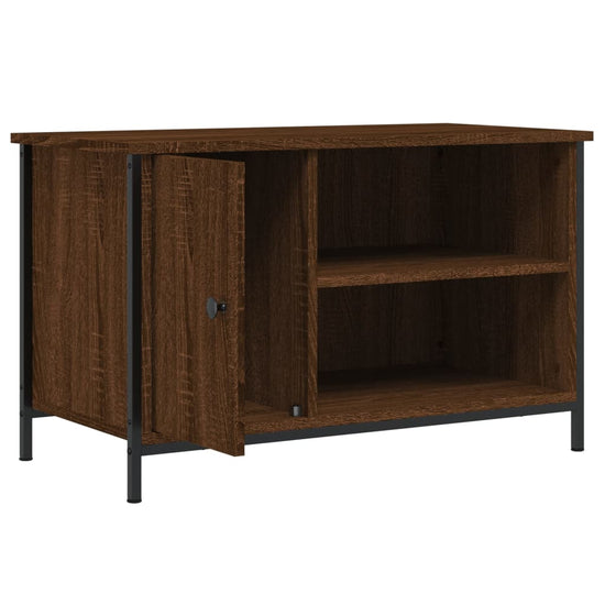 Tv-meubel 80x40x50 cm bewerkt hout bruin eikenkleur MeubelReus
