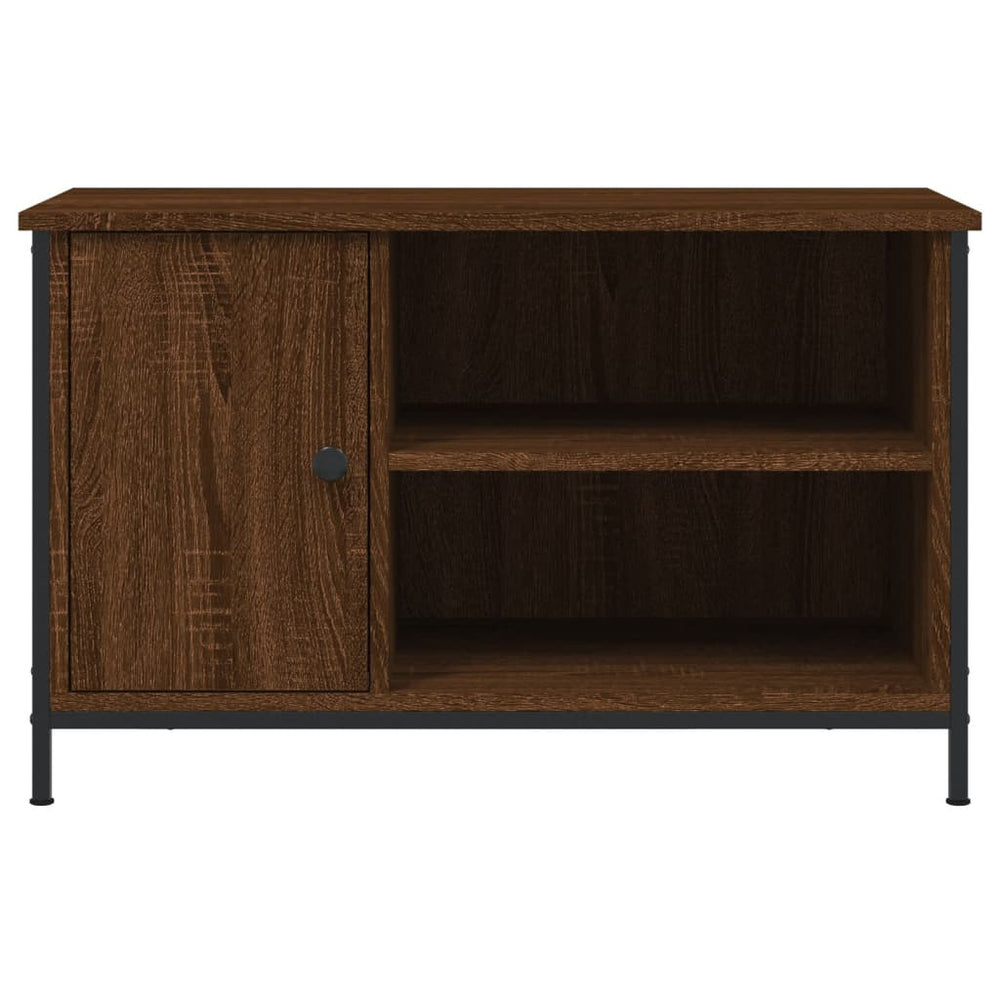 Tv-meubel 80x40x50 cm bewerkt hout bruin eikenkleur MeubelReus