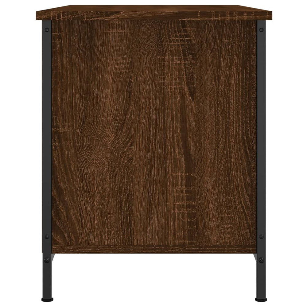 Tv-meubel 80x40x50 cm bewerkt hout bruin eikenkleur MeubelReus