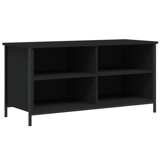 Tv-meubel 100x40x50 cm bewerkt hout zwart MeubelReus