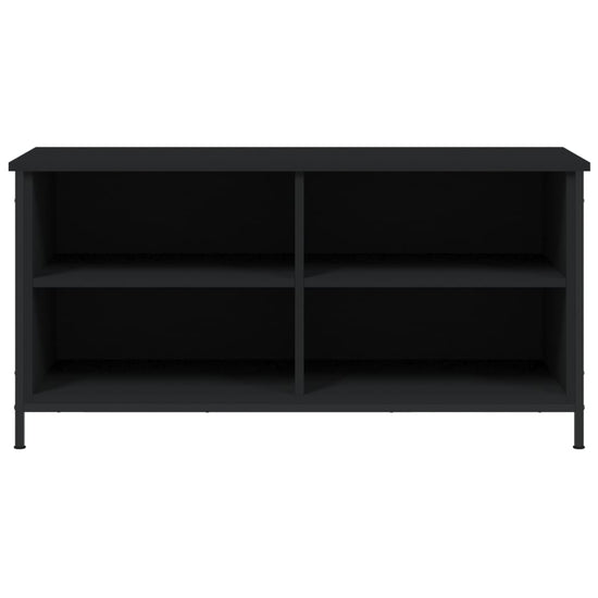 Tv-meubel 100x40x50 cm bewerkt hout zwart MeubelReus