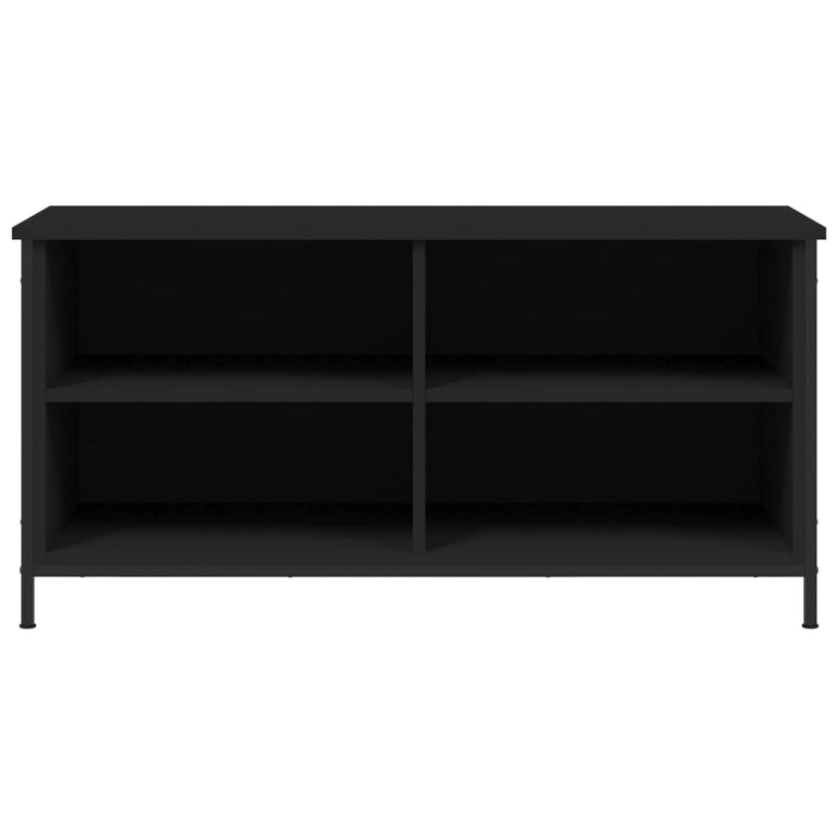 Tv-meubel 100x40x50 cm bewerkt hout zwart MeubelReus
