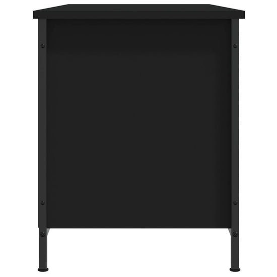 Tv-meubel 100x40x50 cm bewerkt hout zwart MeubelReus