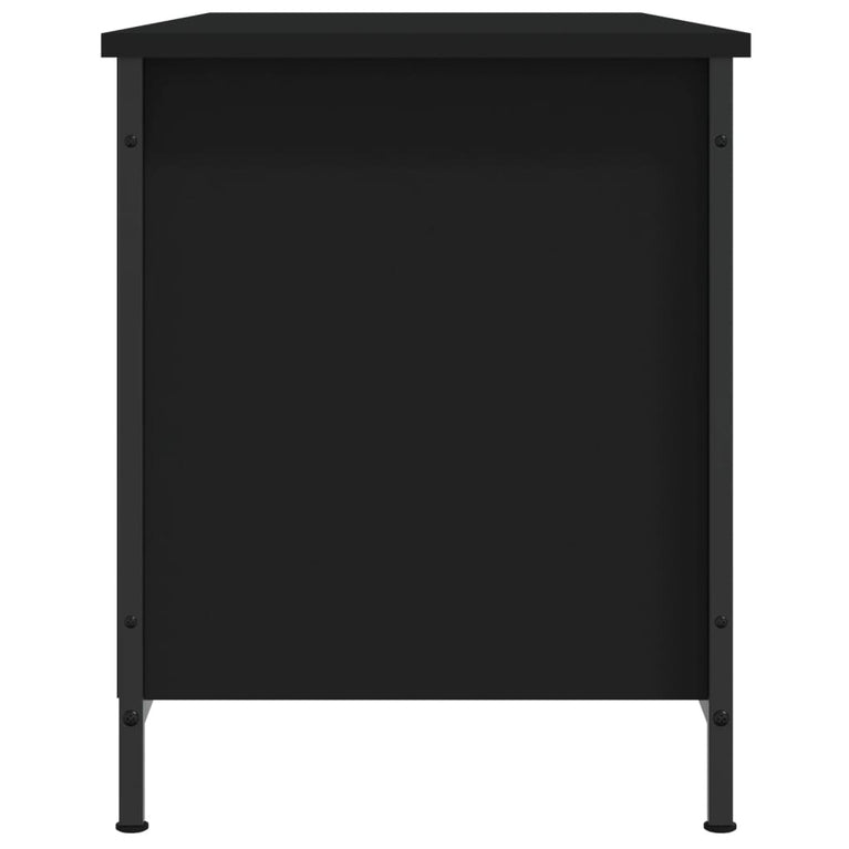 Tv-meubel 100x40x50 cm bewerkt hout zwart MeubelReus