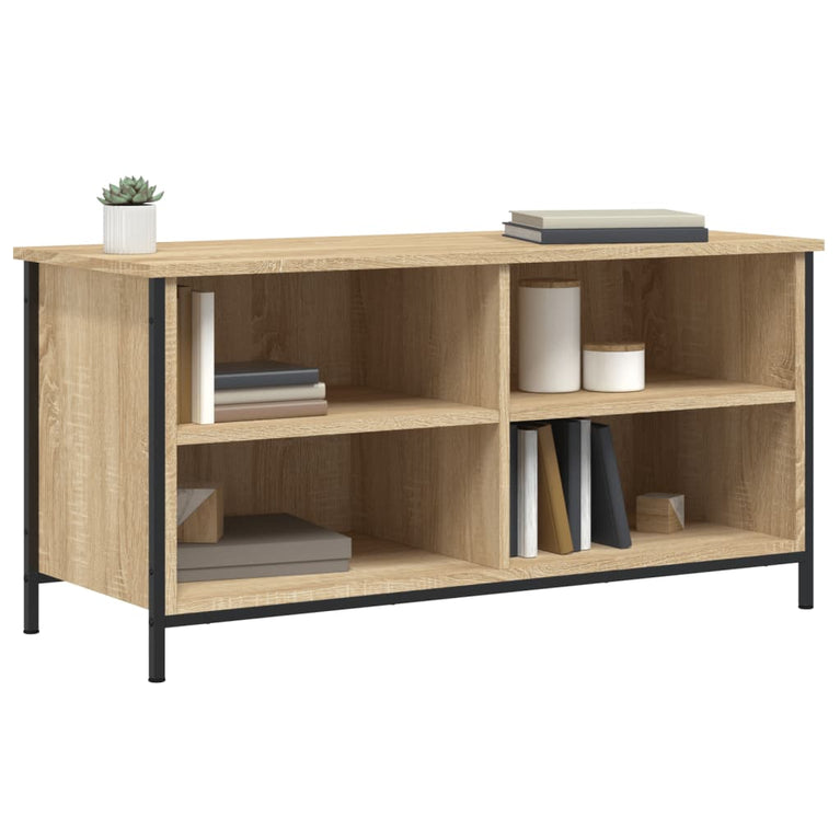 Tv-meubel 100x40x50 cm bewerkt hout sonoma eikenkleurig MeubelReus