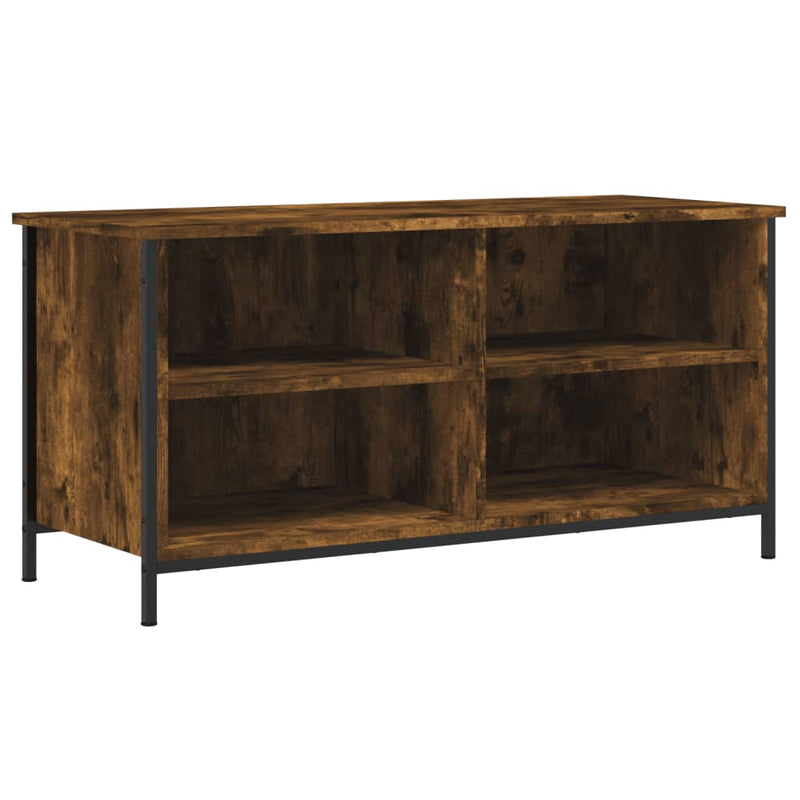 Tv-meubel 100x40x50 cm bewerkt hout gerookt eikenkleurig MeubelReus
