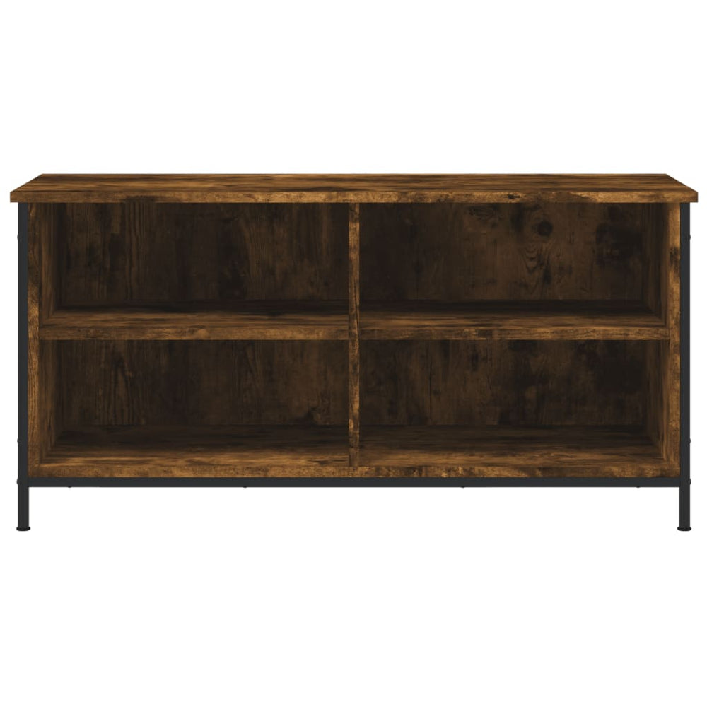Tv-meubel 100x40x50 cm bewerkt hout gerookt eikenkleurig MeubelReus