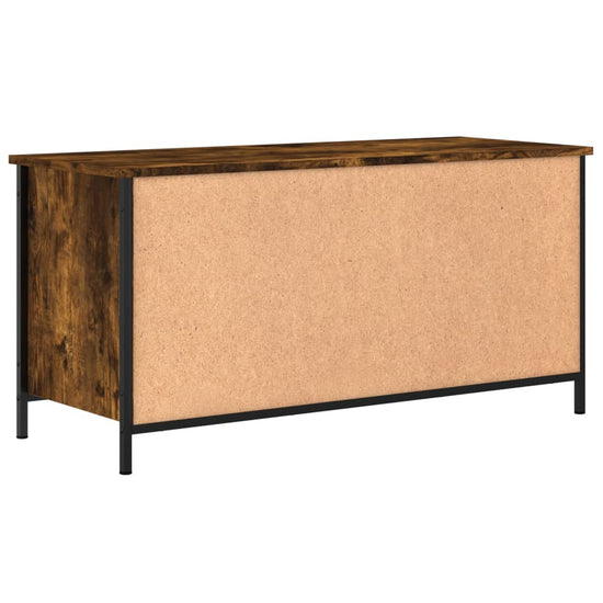 Tv-meubel 100x40x50 cm bewerkt hout gerookt eikenkleurig MeubelReus