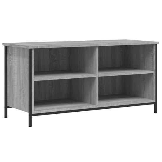 Tv-meubel 100x40x50 cm bewerkt hout grijs sonoma eikenkleurig MeubelReus