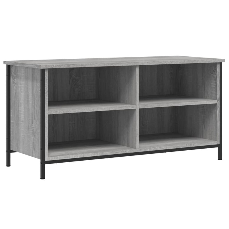 Tv-meubel 100x40x50 cm bewerkt hout grijs sonoma eikenkleurig MeubelReus
