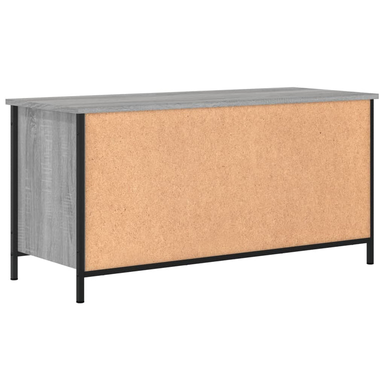 Tv-meubel 100x40x50 cm bewerkt hout grijs sonoma eikenkleurig MeubelReus