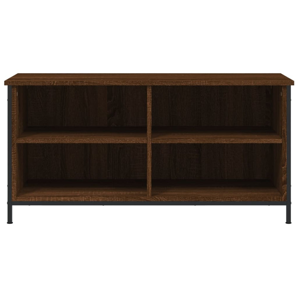 Tv-meubel 100x40x50 cm bewerkt hout bruin eikenkleur MeubelReus