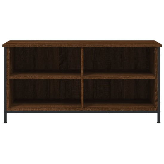 Tv-meubel 100x40x50 cm bewerkt hout bruin eikenkleur MeubelReus