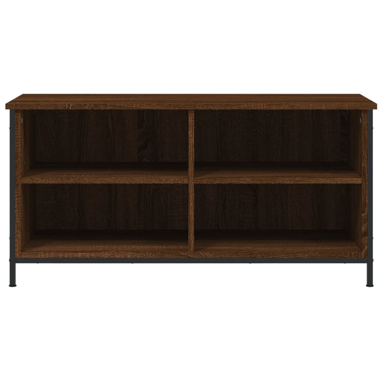 Tv-meubel 100x40x50 cm bewerkt hout bruin eikenkleur MeubelReus