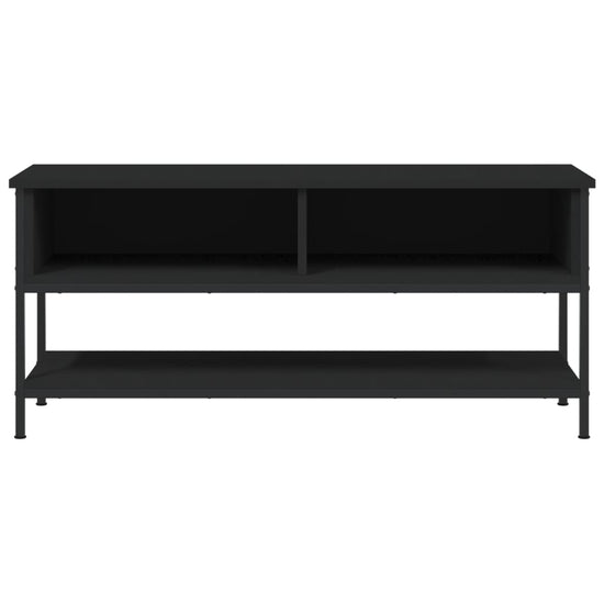 Tv-meubel 100x35x45 cm bewerkt hout zwart MeubelReus