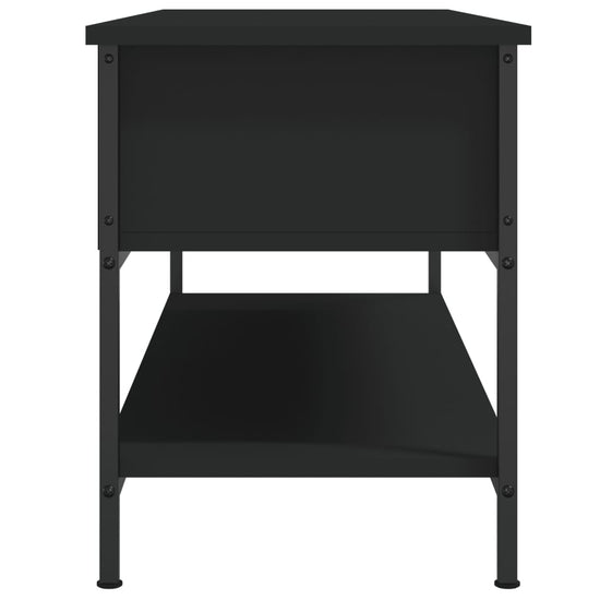 Tv-meubel 100x35x45 cm bewerkt hout zwart MeubelReus