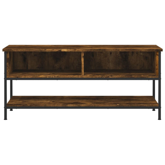 Tv-meubel 100x35x45 cm bewerkt hout gerookt eikenkleurig MeubelReus