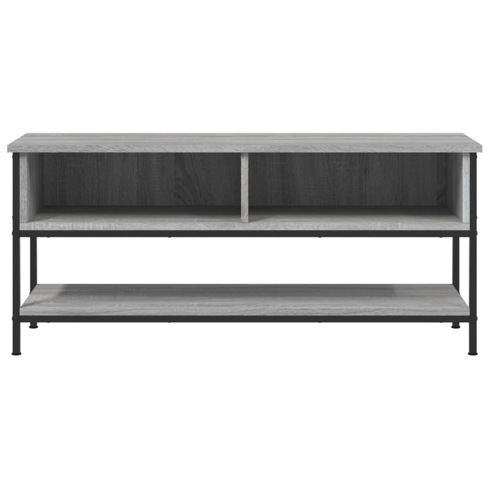 Tv-meubel 100x35x45 cm bewerkt hout grijs sonoma eikenkleurig MeubelReus