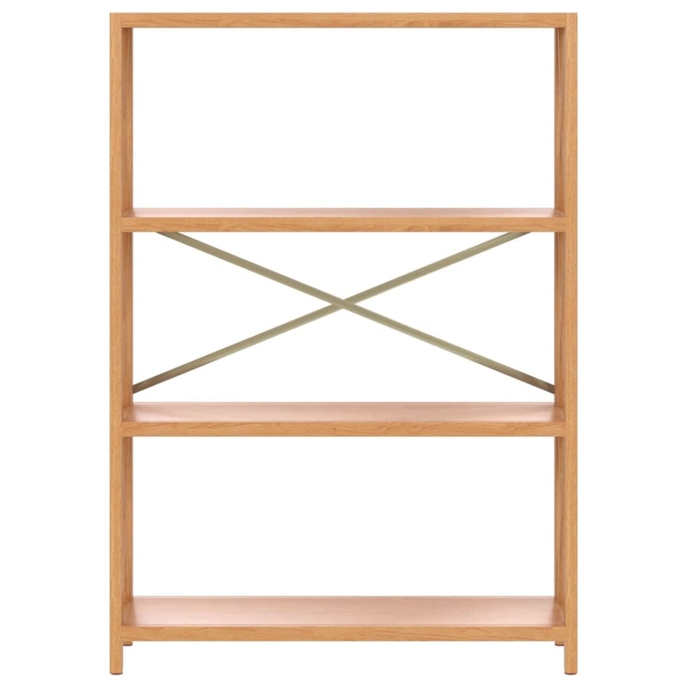 Schap 4-laags 80x30x112 cm massief eikenhout MeubelReus