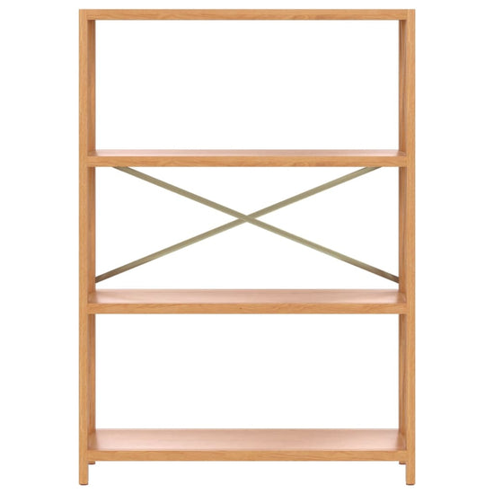 Schap 4-laags 80x30x112 cm massief eikenhout MeubelReus