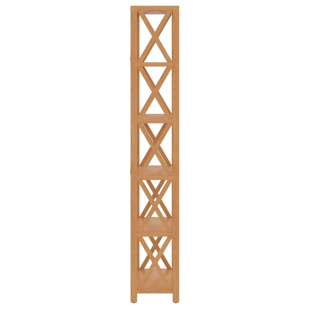 Opbergrek 6-laags 80x30x181 cm massief eikenhout MeubelReus