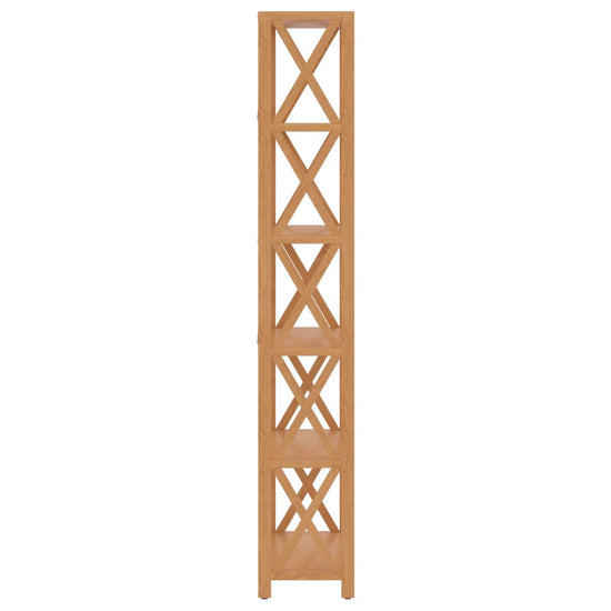 Opbergrek 6-laags 80x30x181 cm massief eikenhout MeubelReus