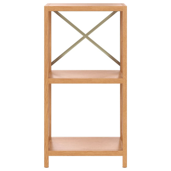 Opbergrek 3-laags 40x30x78 cm massief eikenhout MeubelReus