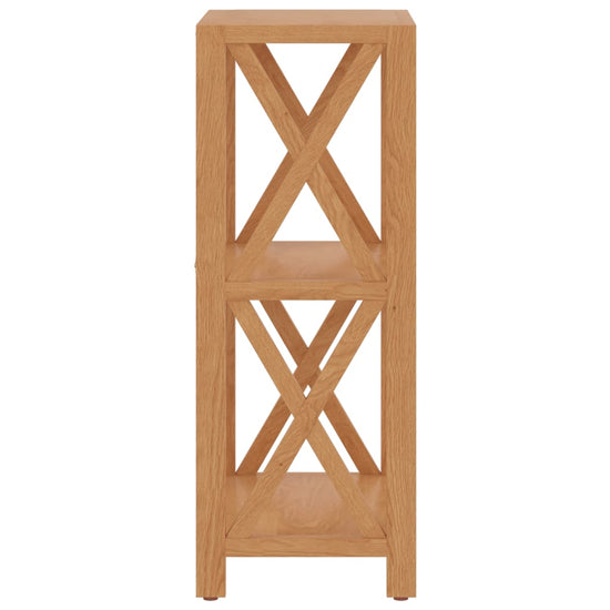 Opbergrek 3-laags 40x30x78 cm massief eikenhout MeubelReus