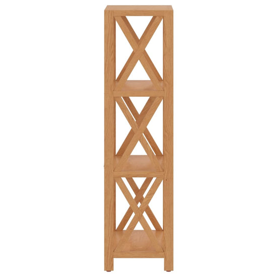 Opbergrek 4-laags 40x30x112 cm massief eikenhout MeubelReus