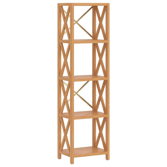 Opbergrek 5-laags 40x30x146 cm massief eikenhout MeubelReus