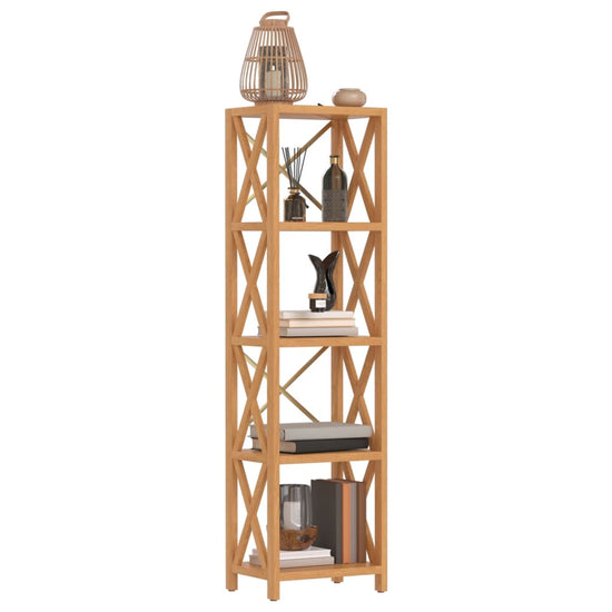 Opbergrek 5-laags 40x30x146 cm massief eikenhout MeubelReus