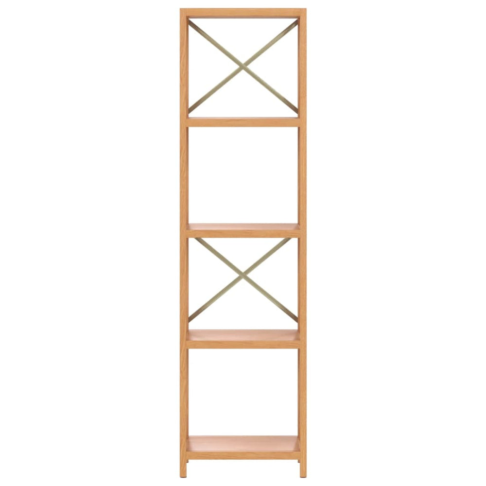 Opbergrek 5-laags 40x30x146 cm massief eikenhout MeubelReus